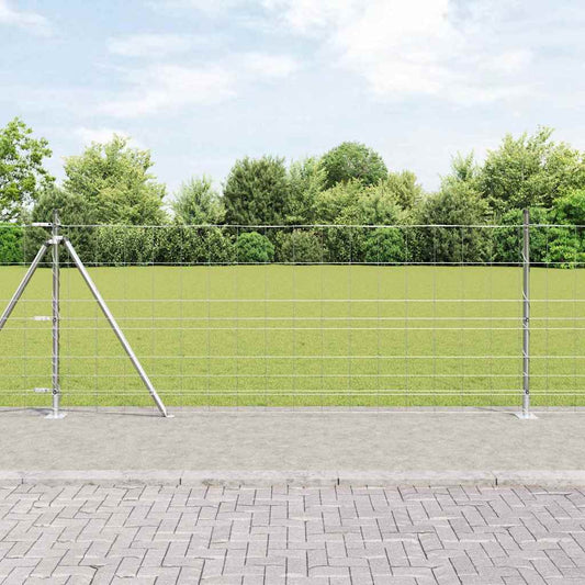 Afrasteringspaal Gegalvaniseerd 25 x 1 m Staal is nu te koop bij PeponiXL, paradijselijk wonen!