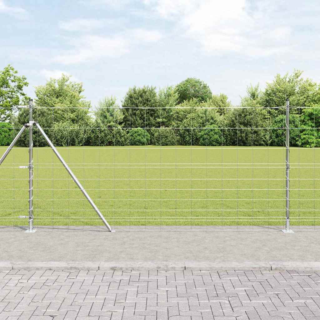 Afrasteringspaal Gegalvaniseerd 25 x 1,2 m Staal is nu te koop bij PeponiXL, paradijselijk wonen!