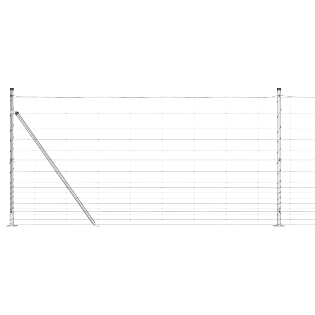 Afrasteringspaal Gegalvaniseerd 25 x 1,2 m Staal is nu te koop bij PeponiXL, paradijselijk wonen!