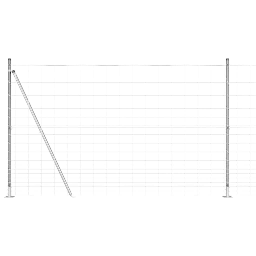 Afrasteringspaal Gegalvaniseerd 25 x 1,5 m Staal is nu te koop bij PeponiXL, paradijselijk wonen!