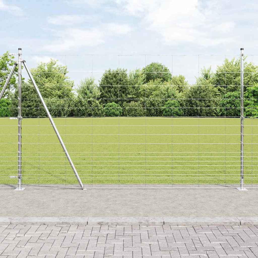 Afrasteringspaal Gegalvaniseerd 25 x 1,5 m Staal is nu te koop bij PeponiXL, paradijselijk wonen!