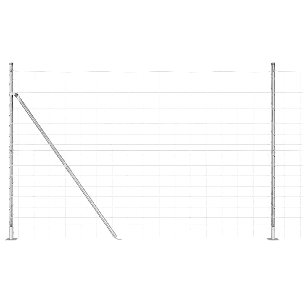 Afrasteringspaal Gegalvaniseerd 25 x 1,6 m Staal is nu te koop bij PeponiXL, paradijselijk wonen!