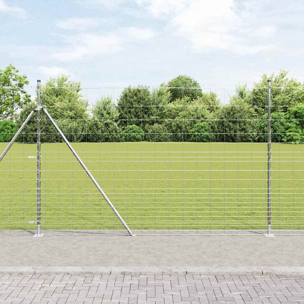Afrasteringspaal Gegalvaniseerd 25 x 1,6 m Staal is nu te koop bij PeponiXL, paradijselijk wonen!
