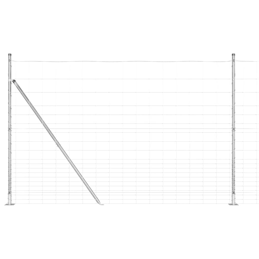 Afrasteringspaal Gegalvaniseerd 25 x 1,6 m Staal is nu te koop bij PeponiXL, paradijselijk wonen!