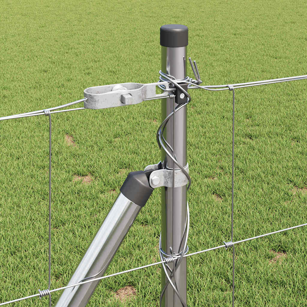 Afrasteringspaal Gegalvaniseerd 50 x 0,8 m Staal is nu te koop bij PeponiXL, paradijselijk wonen!