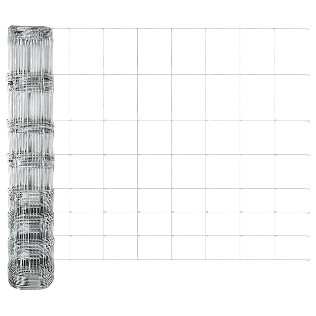Afrasteringspaal Gegalvaniseerd 50 x 1 m Staal is nu te koop bij PeponiXL, paradijselijk wonen!