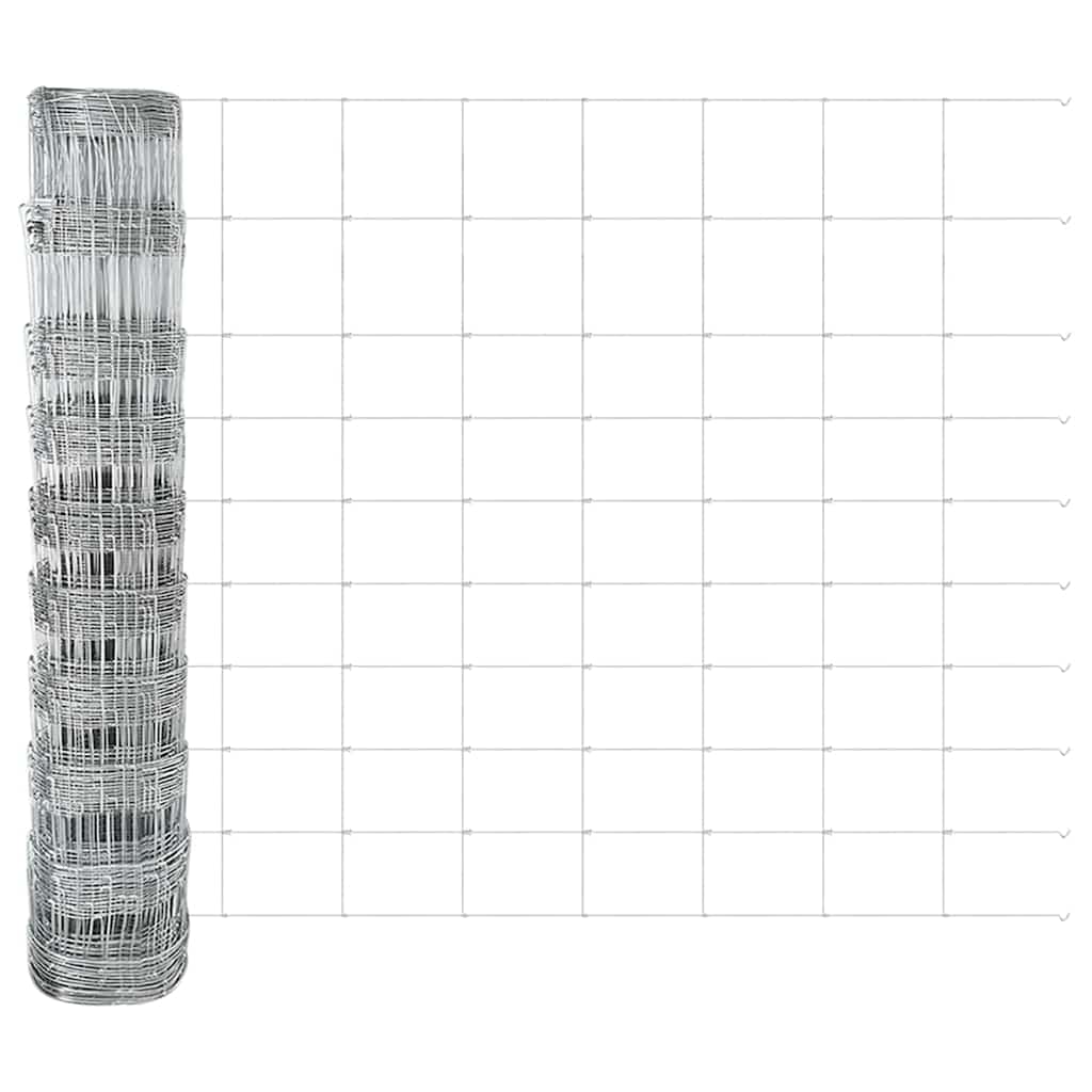Afrasteringspaal Gegalvaniseerd 50 x 1 m Staal is nu te koop bij PeponiXL, paradijselijk wonen!