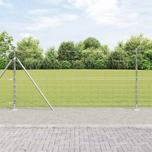 Afrasteringspaal Gegalvaniseerd 50 x 1,2 m Staal is nu te koop bij PeponiXL, paradijselijk wonen!