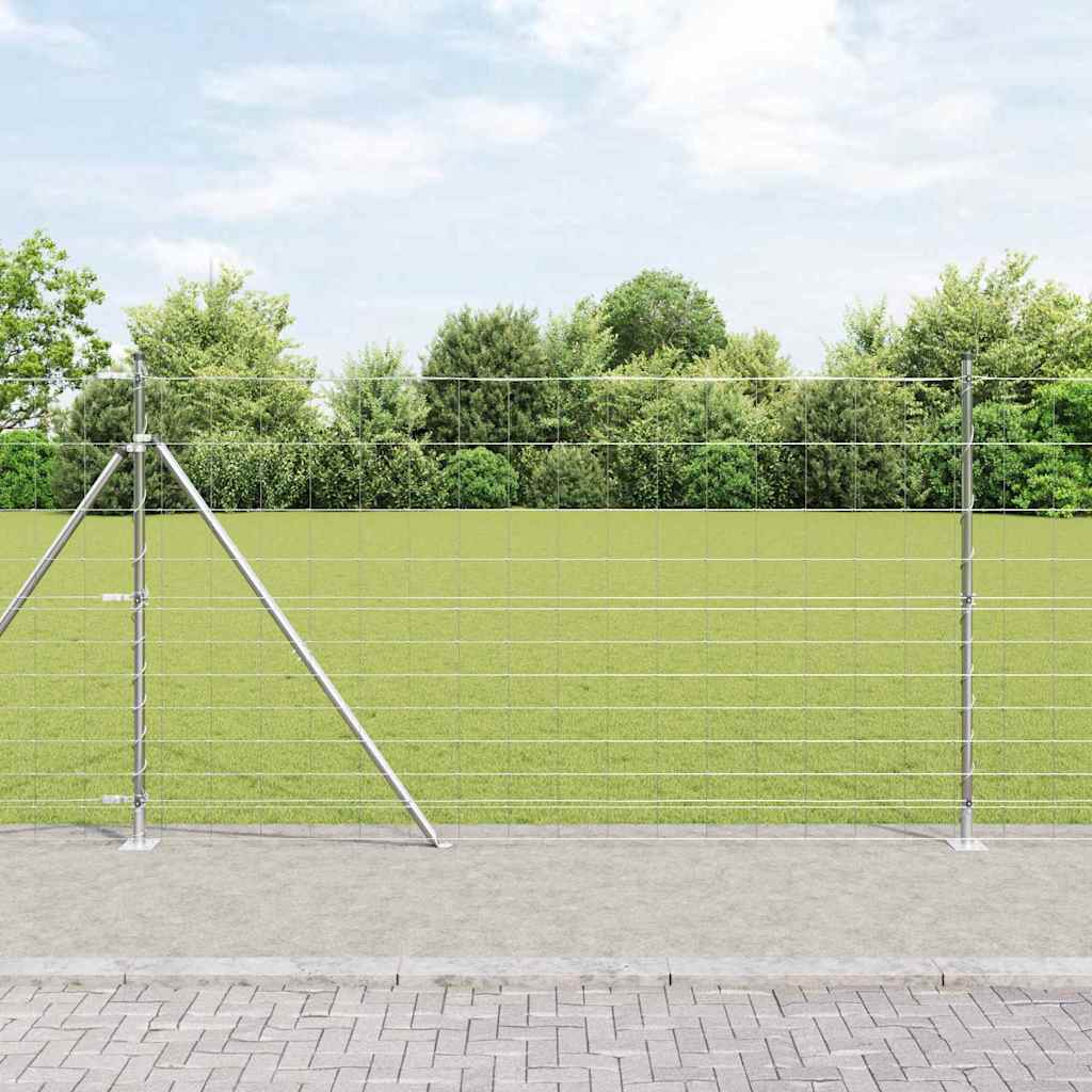 Afrasteringspaal Gegalvaniseerd 50 x 1,4 m Staal is nu te koop bij PeponiXL, paradijselijk wonen!