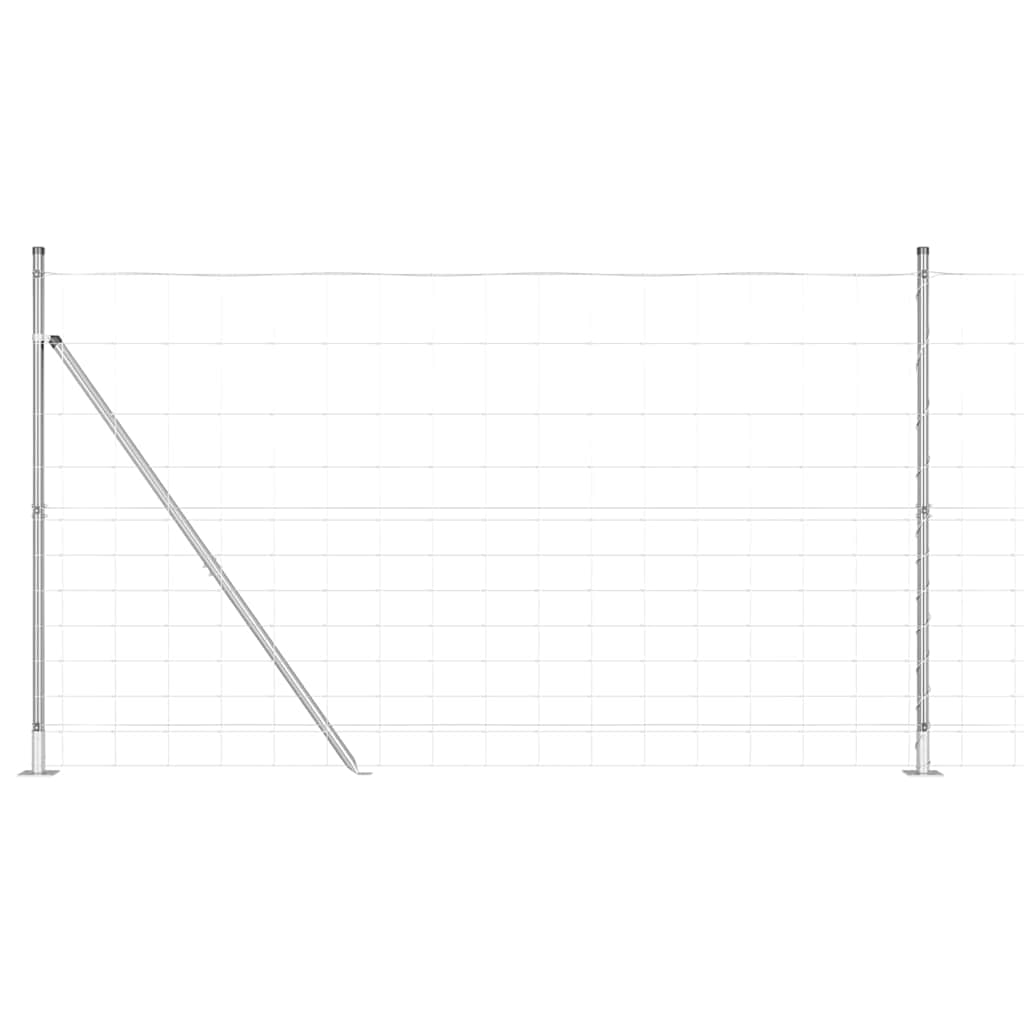 Afrasteringspaal Gegalvaniseerd 50 x 1,4 m Staal is nu te koop bij PeponiXL, paradijselijk wonen!
