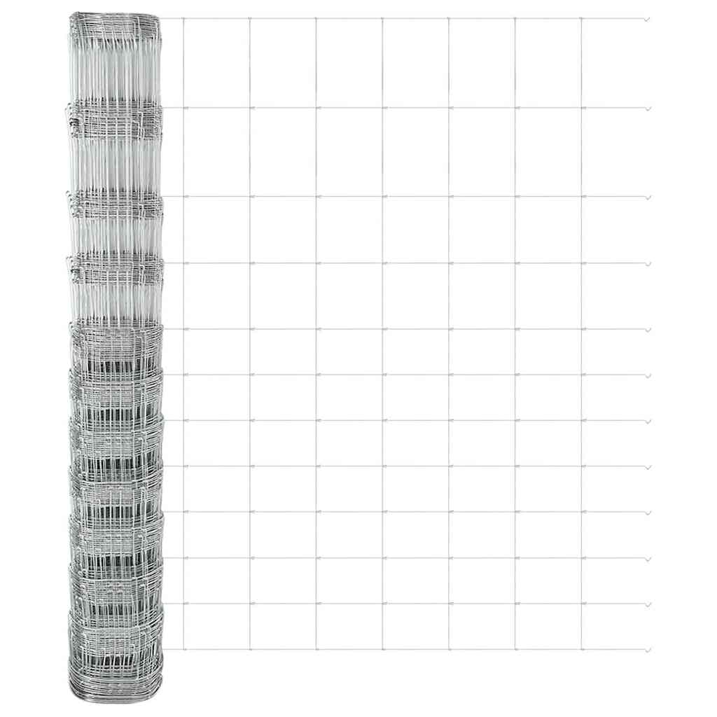 Afrasteringspaal Gegalvaniseerd 50 x 1,4 m Staal is nu te koop bij PeponiXL, paradijselijk wonen!