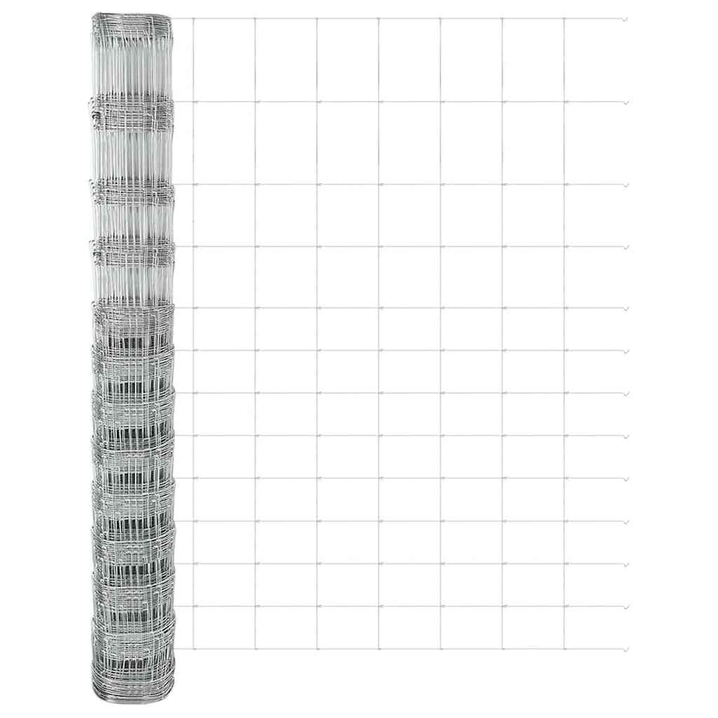 Afrasteringspaal Gegalvaniseerd 50 x 1,5 m Staal is nu te koop bij PeponiXL, paradijselijk wonen!