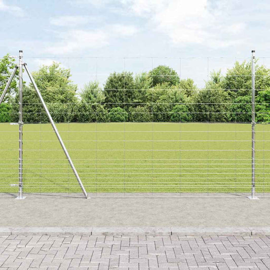 Afrasteringspaal Gegalvaniseerd 50 x 1,5 m Staal is nu te koop bij PeponiXL, paradijselijk wonen!