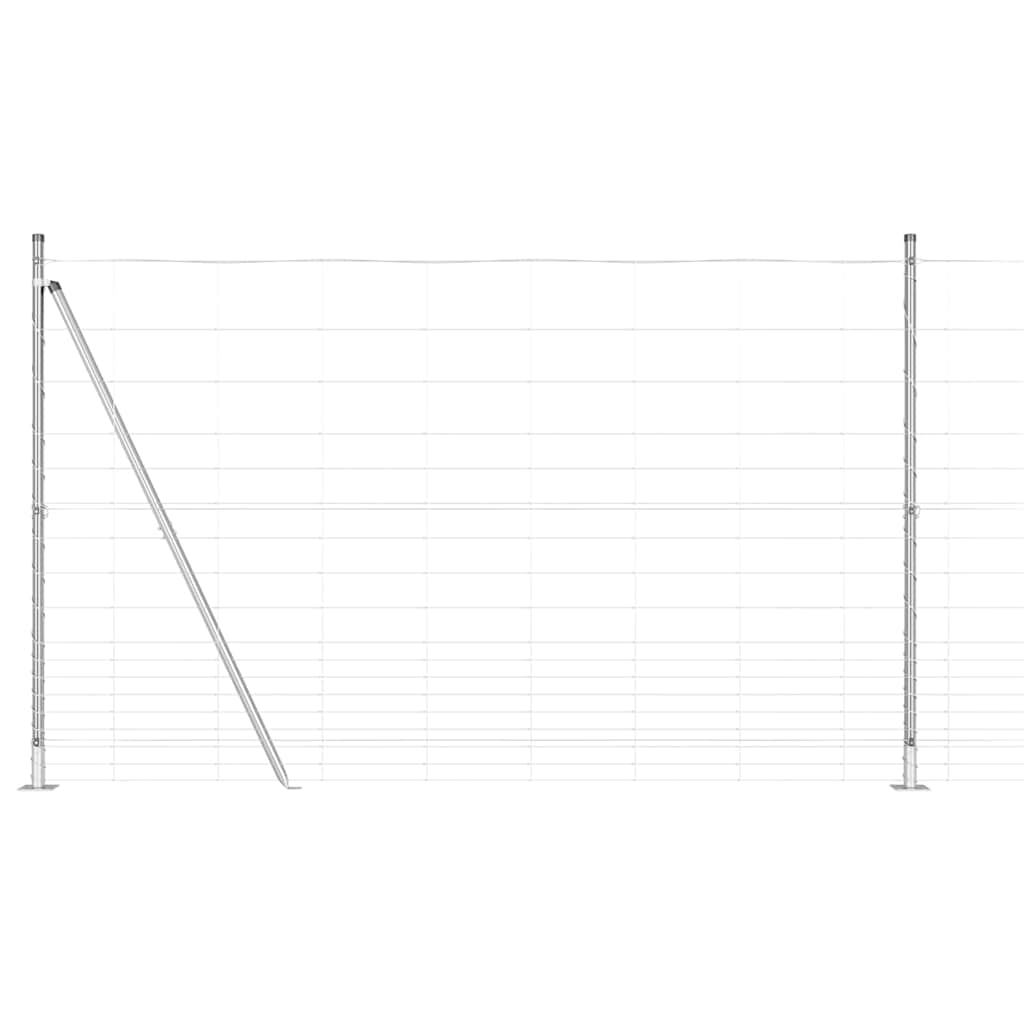 Afrasteringspaal Gegalvaniseerd 50 x 1,5 m Staal is nu te koop bij PeponiXL, paradijselijk wonen!