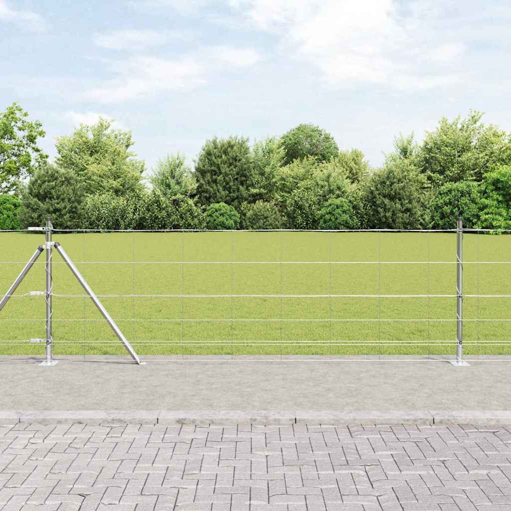 Afrasteringspaal Gegalvaniseerd 100 x 0,8 m Staal is nu te koop bij PeponiXL, paradijselijk wonen!