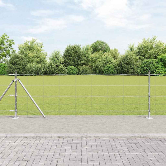 Afrasteringspaal Gegalvaniseerd 100 x 0,8 m Staal is nu te koop bij PeponiXL, paradijselijk wonen!