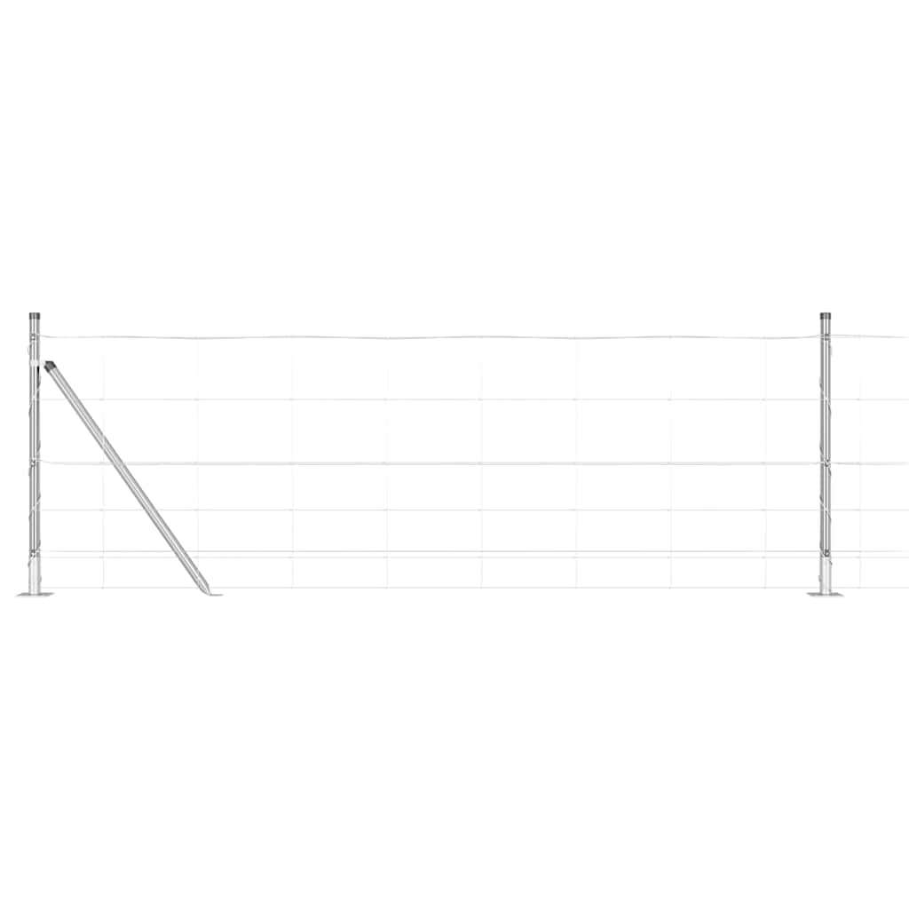Afrasteringspaal Gegalvaniseerd 100 x 0,8 m Staal is nu te koop bij PeponiXL, paradijselijk wonen!