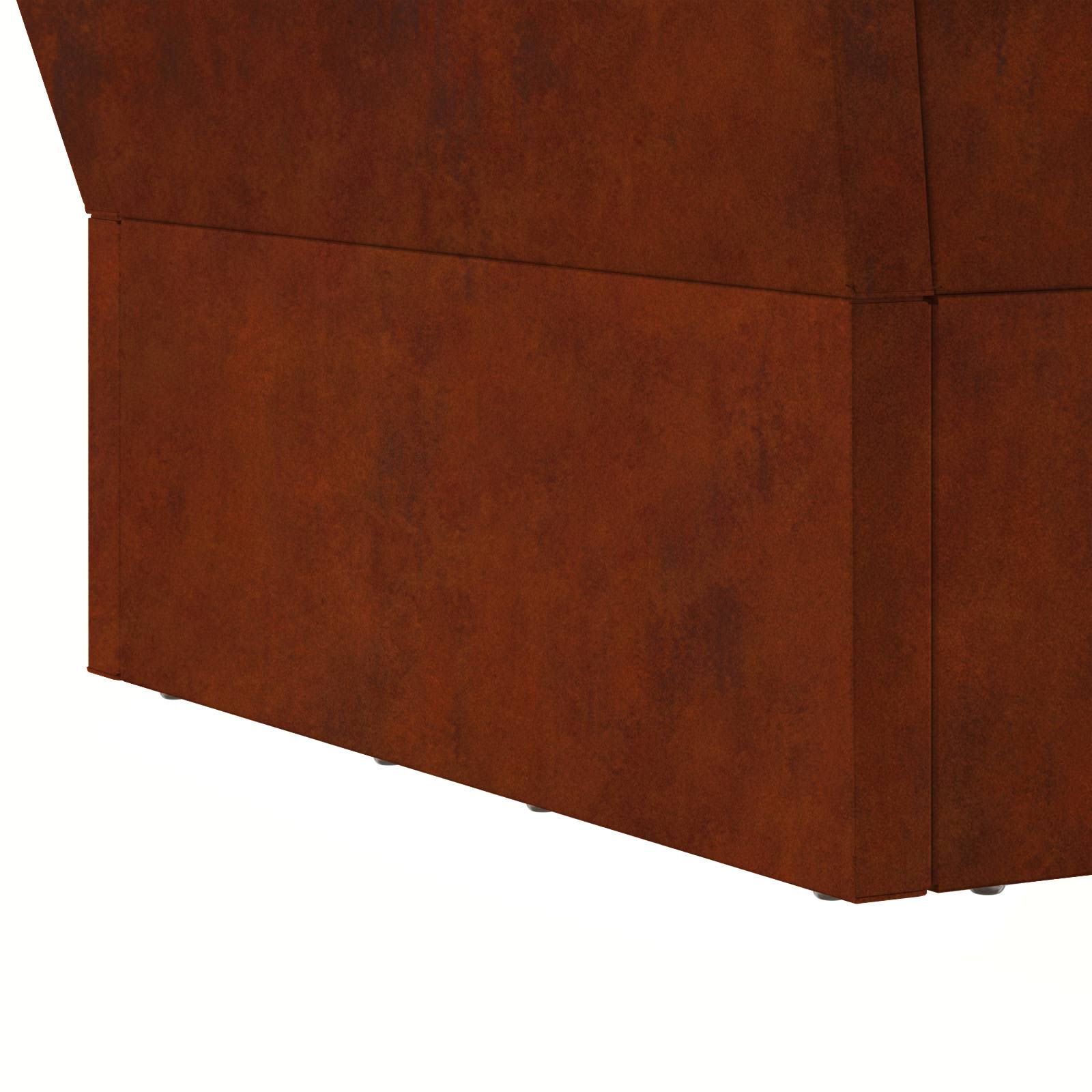 Vuurkorf Bruin 40 x 40 x 35 cm Cortenstaal is nu te koop bij PeponiXL, paradijselijk wonen!