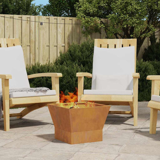 Vuurkorf Bruin 40 x 40 x 35 cm Staal is nu te koop bij PeponiXL, paradijselijk wonen!