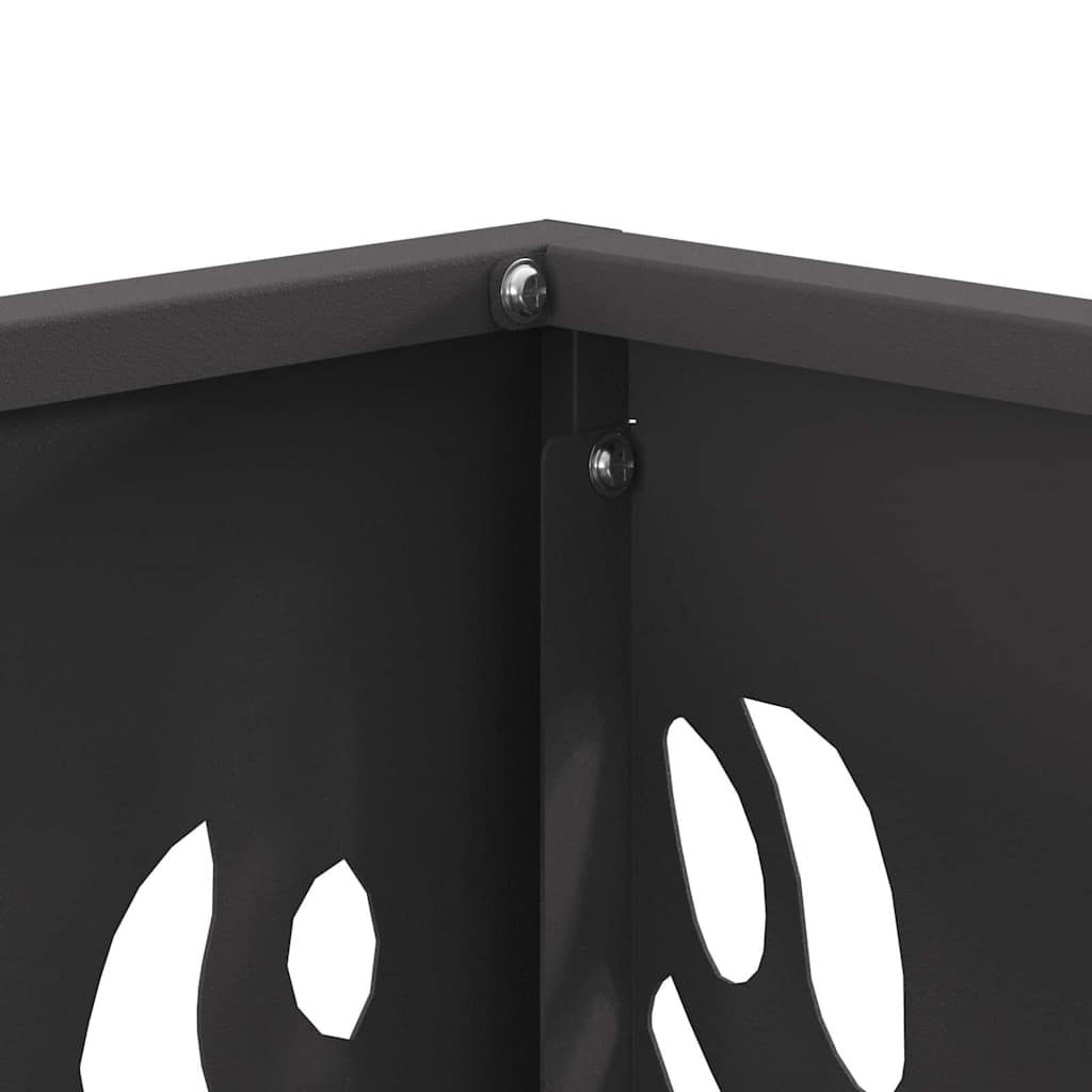 Vuurkorf Zwart 40 x 40 x 40 cm Staal is nu te koop bij PeponiXL, paradijselijk wonen!