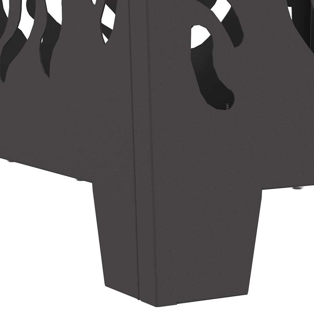 Vuurkorf Zwart 40 x 40 x 40 cm Staal is nu te koop bij PeponiXL, paradijselijk wonen!