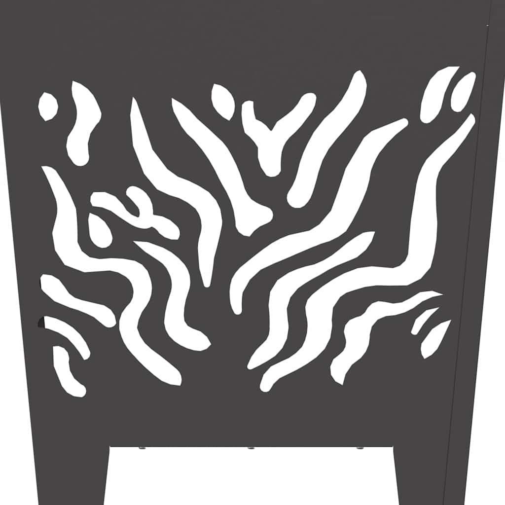 Vuurkorf Zwart 40 x 40 x 40 cm Staal is nu te koop bij PeponiXL, paradijselijk wonen!