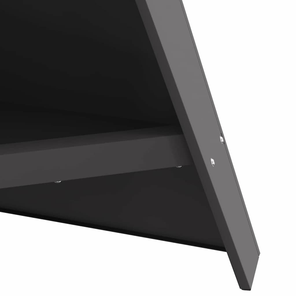 Vuurkorf Zwart 58 x 40 x 100 cm Staal is nu te koop bij PeponiXL, paradijselijk wonen!