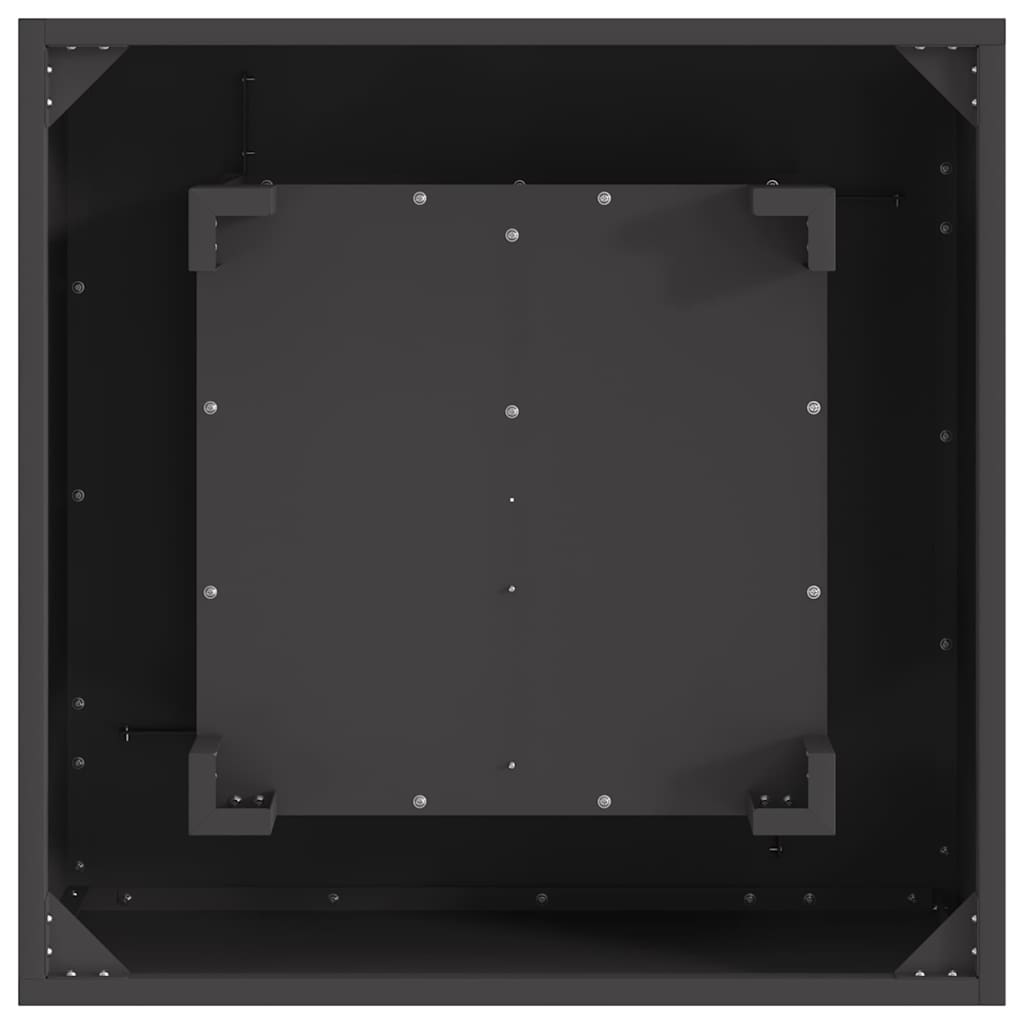 Vuurkorf Zwart 60 x 60 x 30 cm Staal is nu te koop bij PeponiXL, paradijselijk wonen!