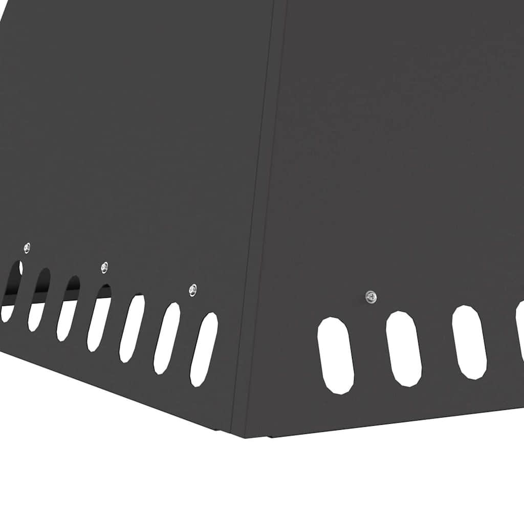 Vuurkorf Zwart 60 x 60 x 50 cm Staal is nu te koop bij PeponiXL, paradijselijk wonen!