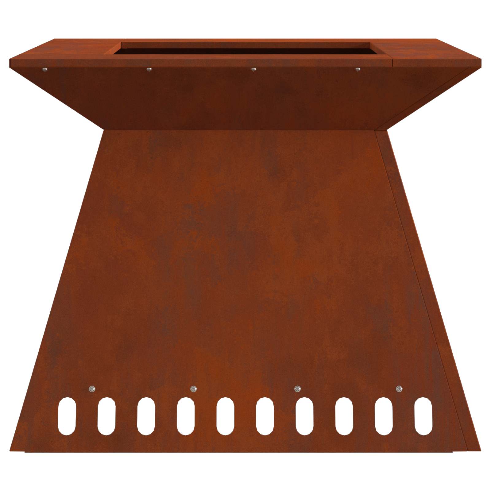 Vuurkorf Bruin 60 x 60 x 50 cm Cortenstaal is nu te koop bij PeponiXL, paradijselijk wonen!