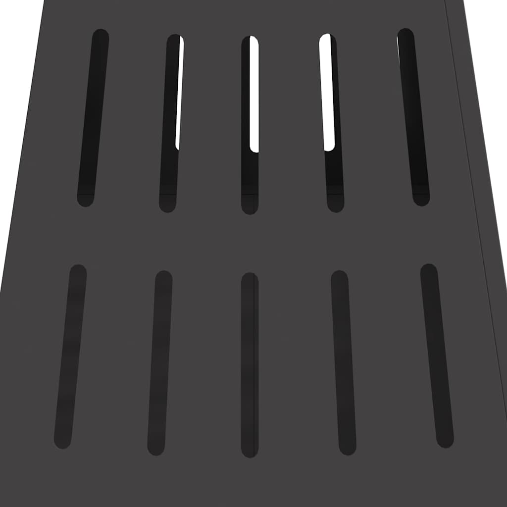 Vuurkorf Zwart 50 x 50 x 70 cm Staal is nu te koop bij PeponiXL, paradijselijk wonen!