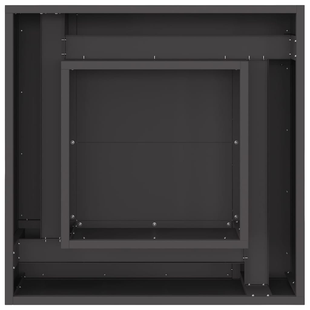Vuurkorf Zwart 60 x 60 x 30 cm Staal is nu te koop bij PeponiXL, paradijselijk wonen!