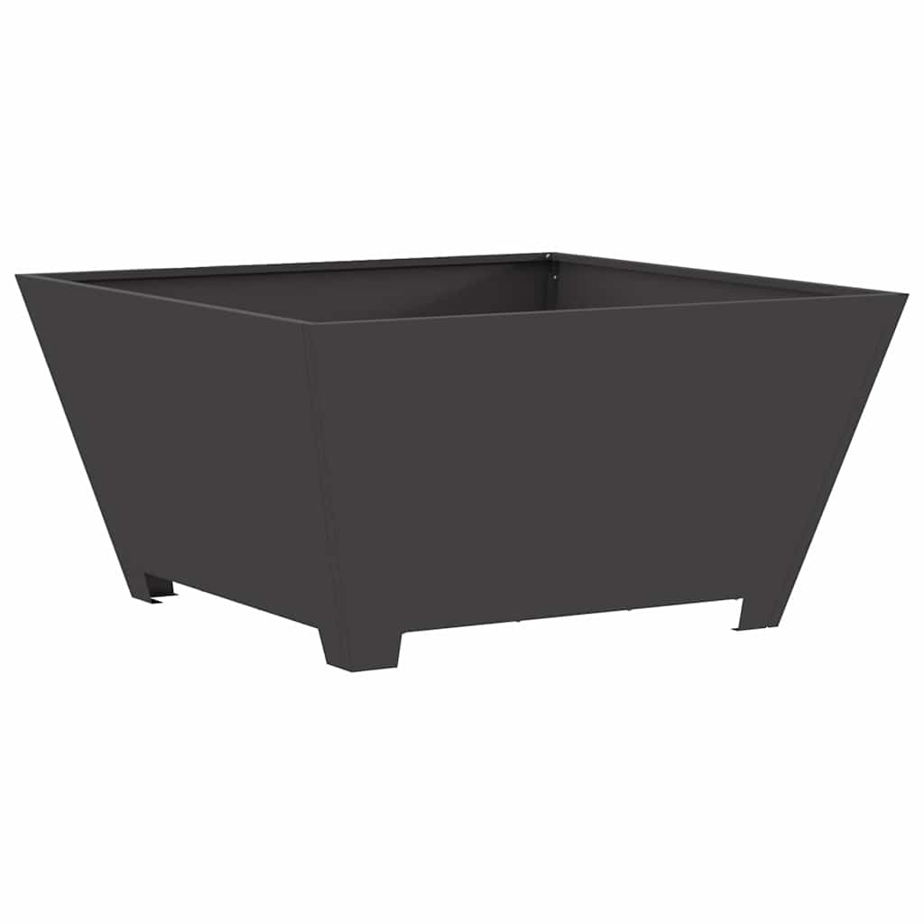 Vuurkorf Zwart 80 x 80 x 40 cm Staal is nu te koop bij PeponiXL, paradijselijk wonen!