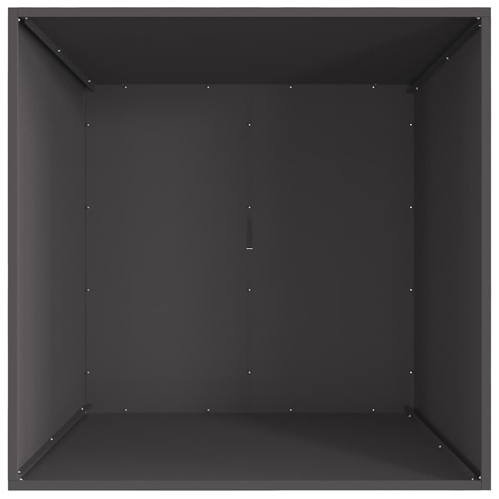 Vuurkorf Zwart 80 x 80 x 40 cm Staal is nu te koop bij PeponiXL, paradijselijk wonen!