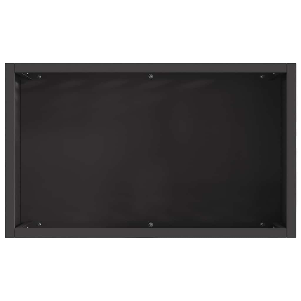 Vuurkorf Zwart 50 x 30 x 40 cm Staal is nu te koop bij PeponiXL, paradijselijk wonen!