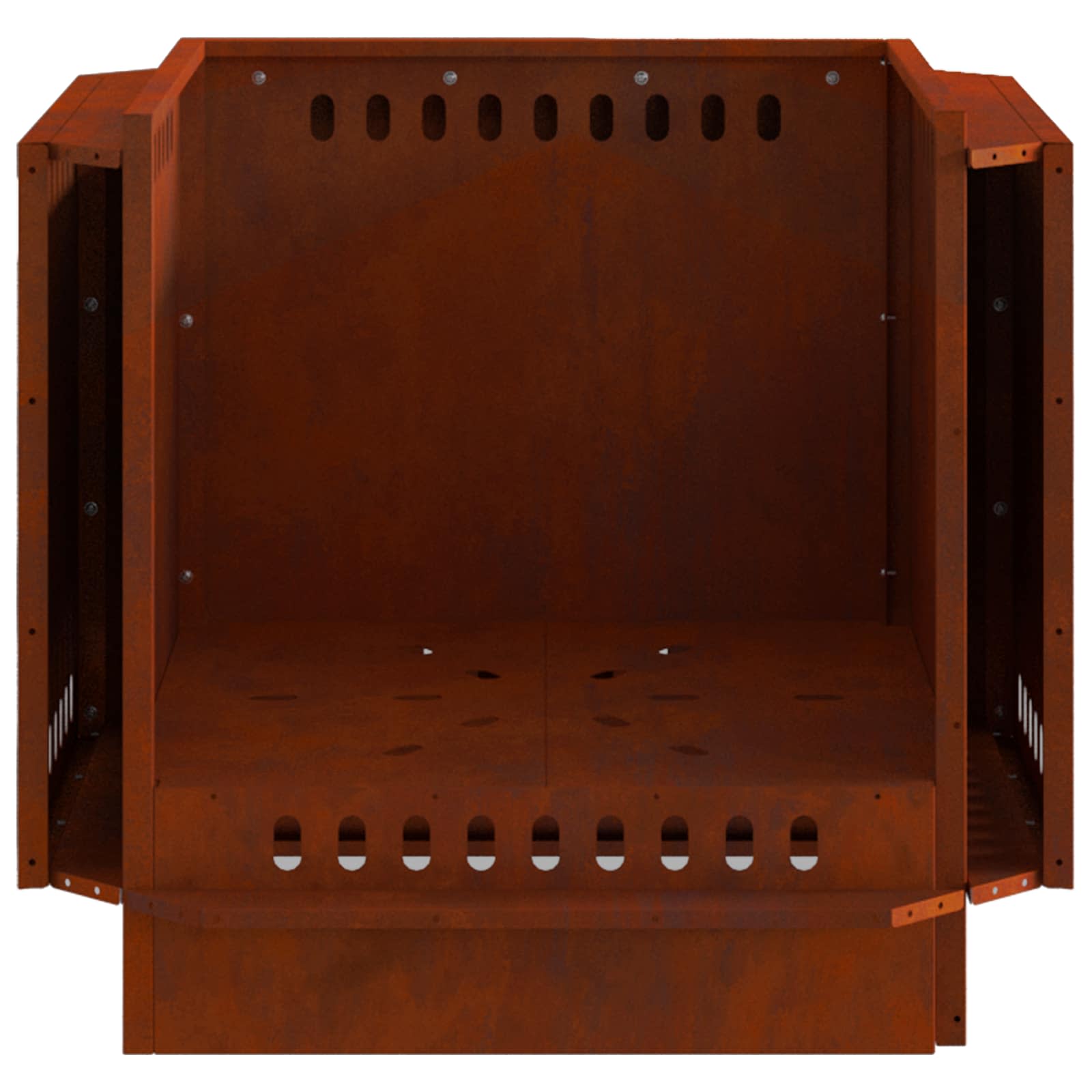 Rookloze Vuurschaal Bruin 58 x 58 x 51 cm Cortenstaal is nu te koop bij PeponiXL, paradijselijk wonen!