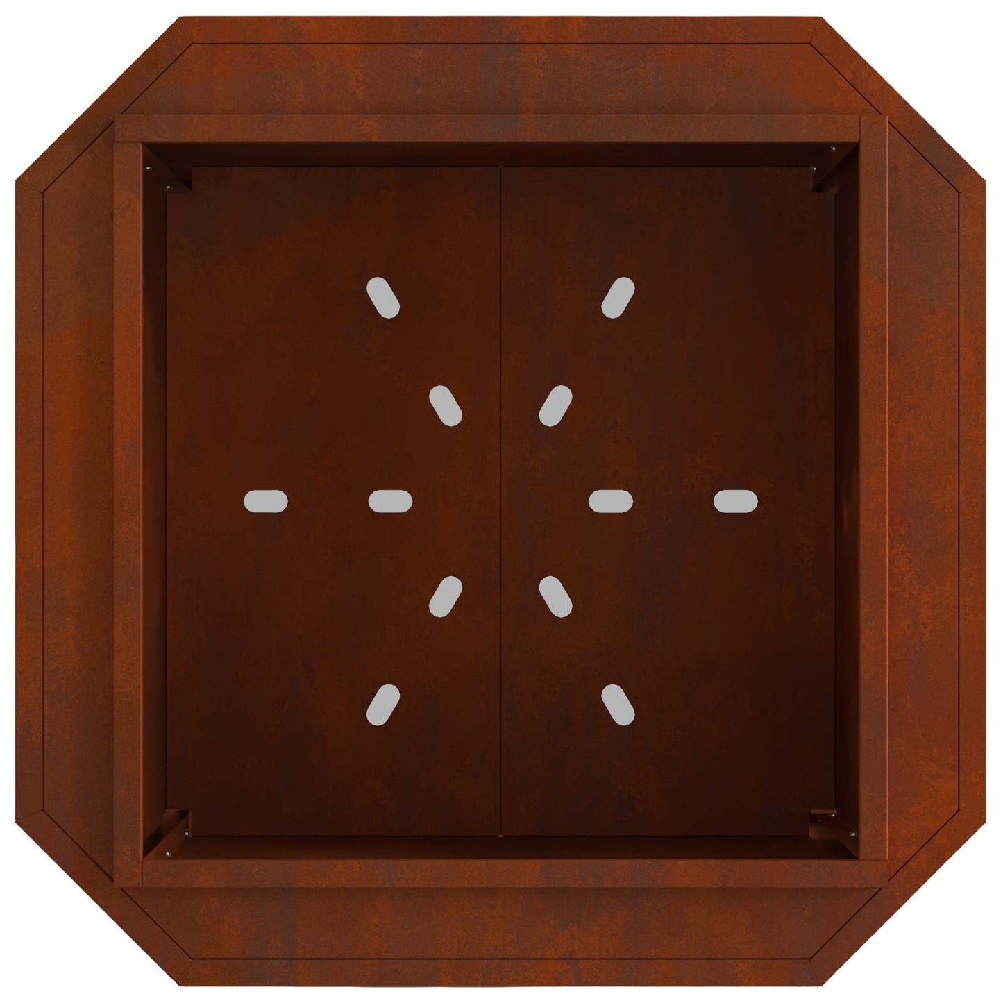 Rookloze Vuurschaal Bruin 58 x 58 x 51 cm Cortenstaal is nu te koop bij PeponiXL, paradijselijk wonen!