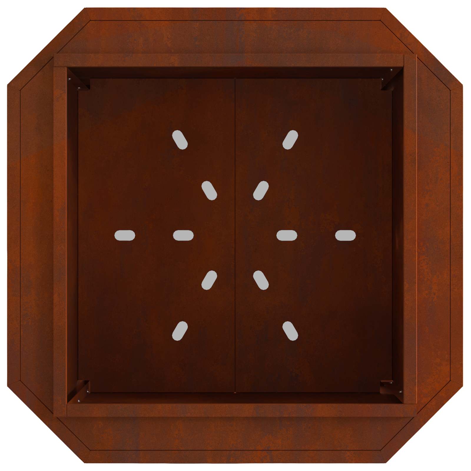 Rookloze Vuurschaal Bruin 58 x 58 x 51 cm Cortenstaal is nu te koop bij PeponiXL, paradijselijk wonen!