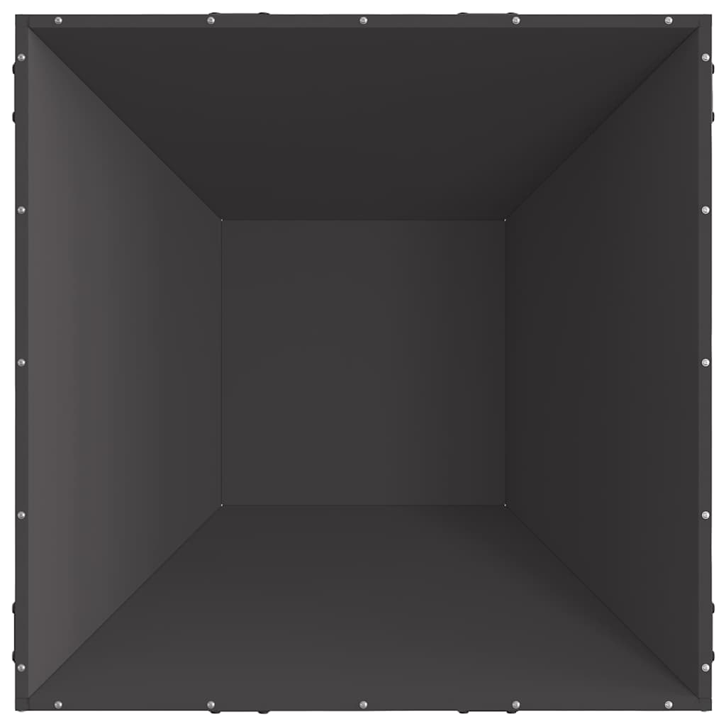 Vuurkorf Zwart 80 x 80 x 40 cm Staal is nu te koop bij PeponiXL, paradijselijk wonen!