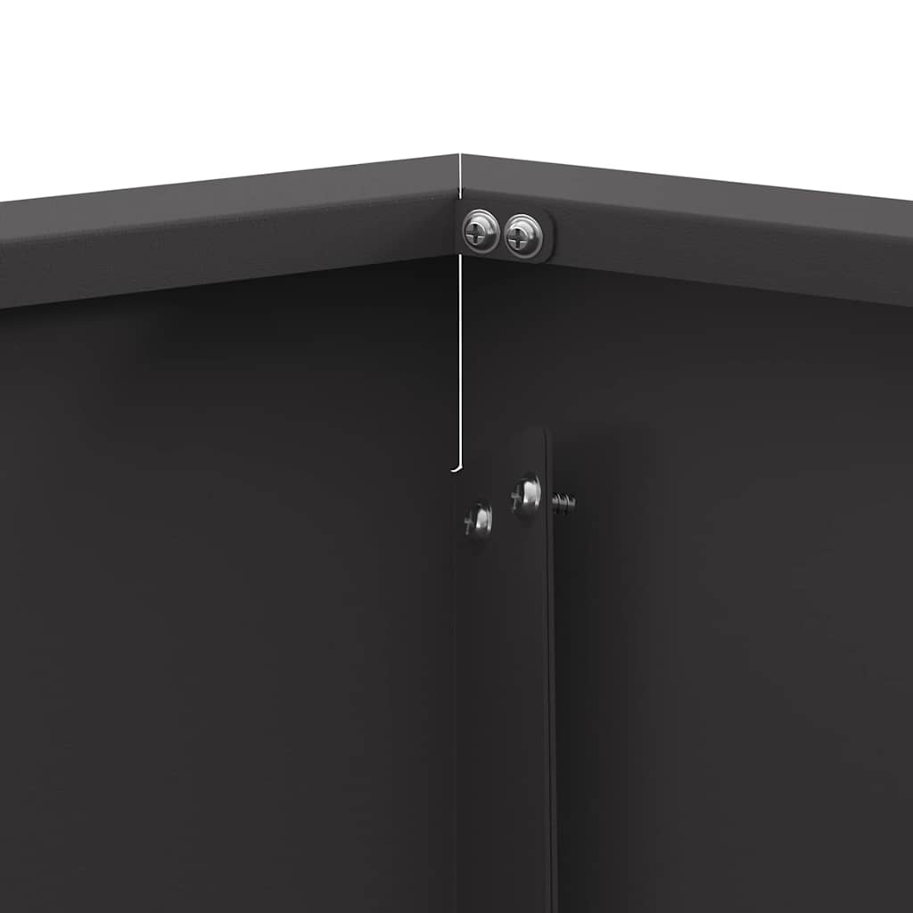 Vuurkorf Zwart 75 x 75 x 28 cm Staal is nu te koop bij PeponiXL, paradijselijk wonen!