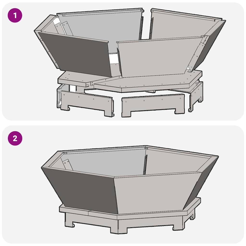 Vuurkorf Zwart 75 x 75 x 28 cm Staal is nu te koop bij PeponiXL, paradijselijk wonen!