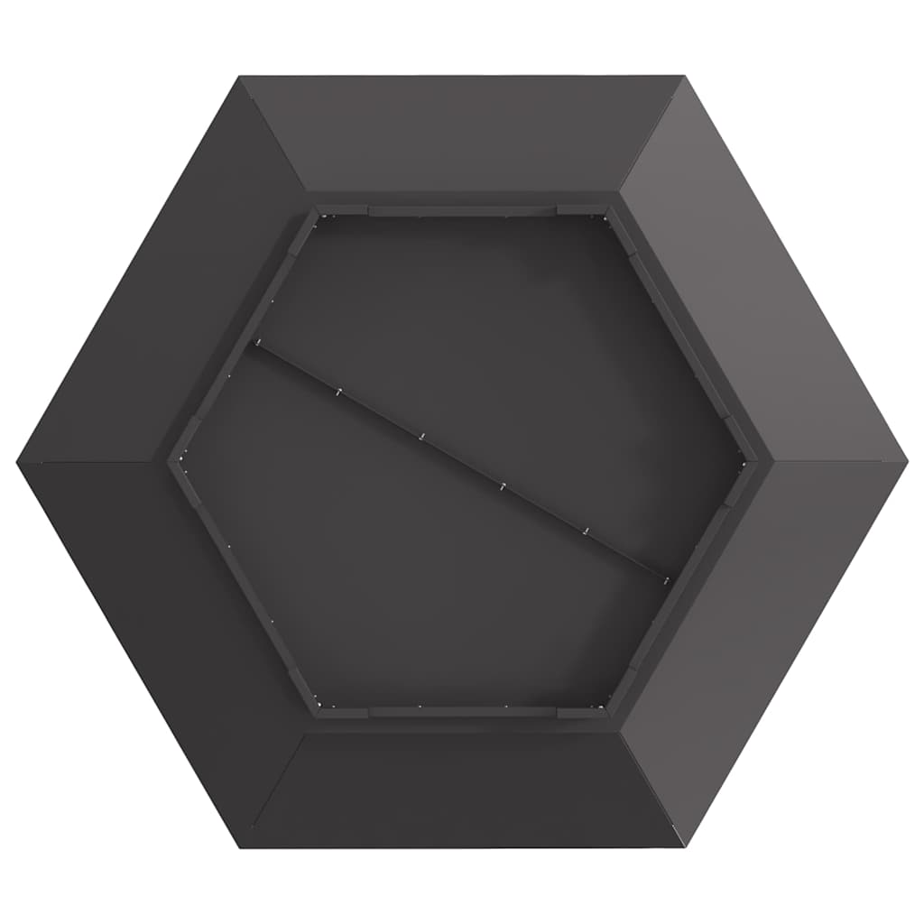 Vuurkorf Zwart 100 x 100 x 28 cm Staal is nu te koop bij PeponiXL, paradijselijk wonen!