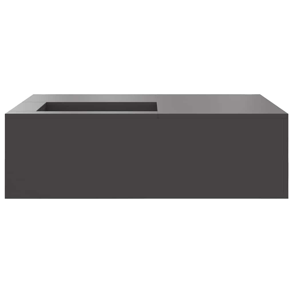 Vuurkorf Zwart 100 x 100 x 30 cm Staal is nu te koop bij PeponiXL, paradijselijk wonen!