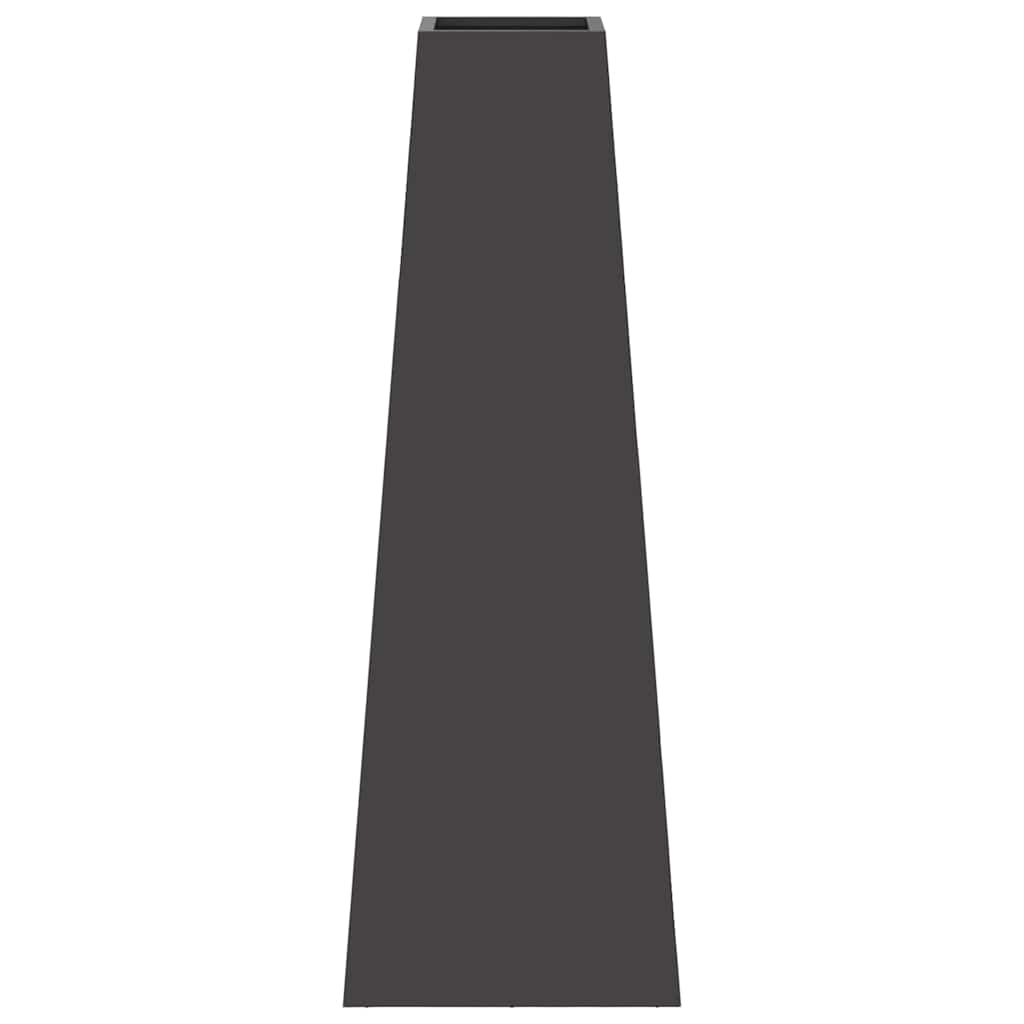 Vuurkorf Zwart 50 x 35 x 100 cm Staal is nu te koop bij PeponiXL, paradijselijk wonen!