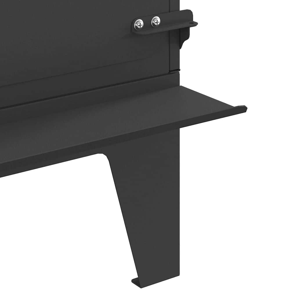 Camping Kachel Zwart 35 x 50 x 60 cm Koudgewalst staal is nu te koop bij PeponiXL, paradijselijk wonen!