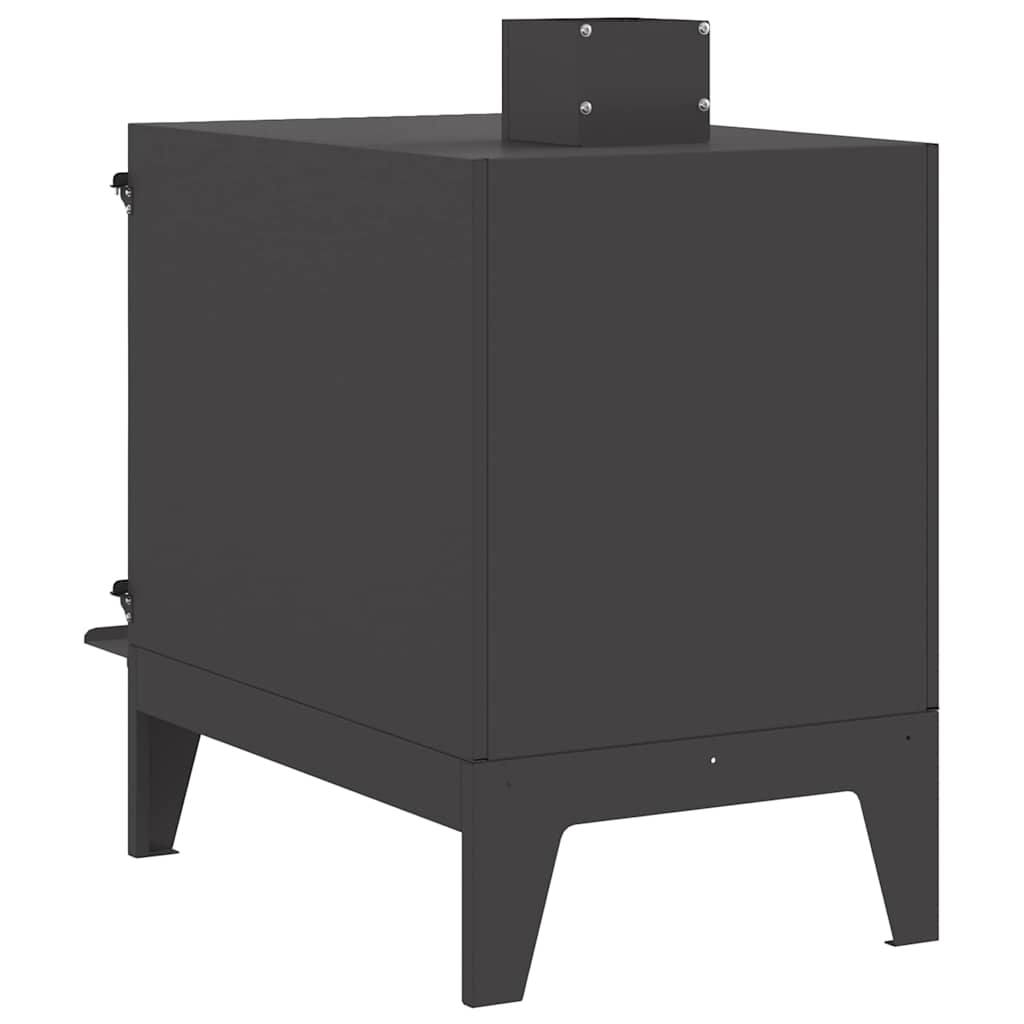 Camping Kachel Zwart 35 x 50 x 60 cm Koudgewalst staal is nu te koop bij PeponiXL, paradijselijk wonen!