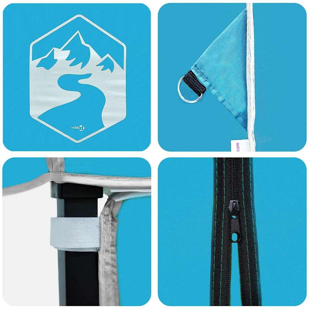 Luifeltent Blauw 243 x 243 x 251 cm Stof is nu te koop bij PeponiXL, paradijselijk wonen!