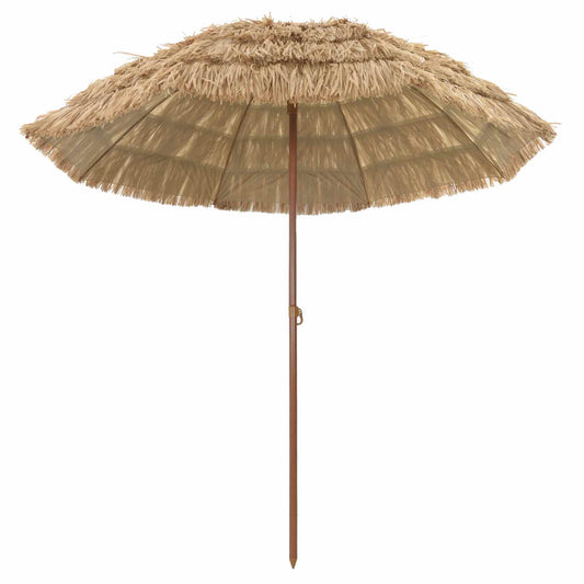 Strandparasol Naturel 255 x 255 x 255 cm Polyester en staal is nu te koop bij PeponiXL, paradijselijk wonen!