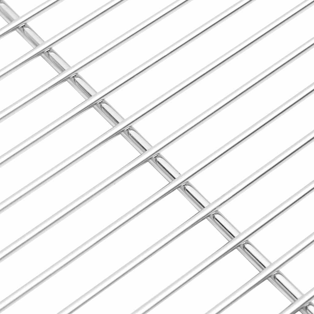 Grillrooster Zilver 40 x 35 cm Roestvrij staal is nu te koop bij PeponiXL, paradijselijk wonen!