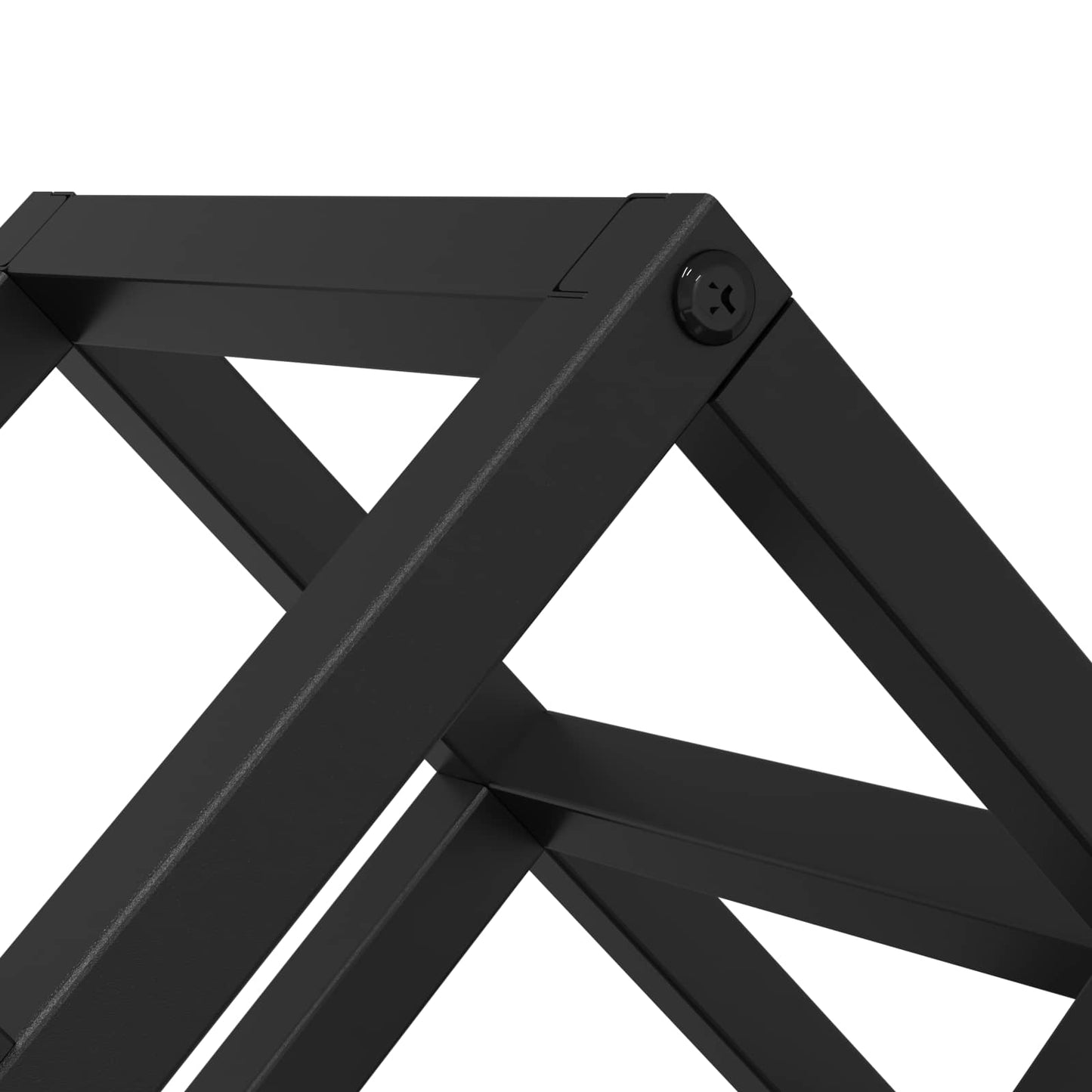 Wijnrek Zwart Eiken 63 x 16,5 x 25 cm Gepoedercoat staal is nu te koop bij PeponiXL, paradijselijk wonen!